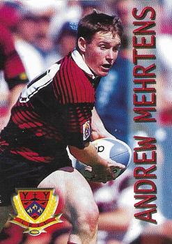 1996 Card Crazy Authentics NPC Rugby Union Superstars #13 Andrew Mehrtens Front